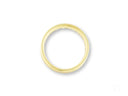 Golden Horizon Wedding Band: gold eternity ring with small diamonds, comfort fit