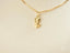 Golden Lady Pendant in 18k solid gold, art gold jewelry featuring a bust-shaped design