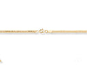 Thin 18k gold Cuban link chain with lobster clasp, Golden Luxe