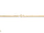 Thin 18k gold Cuban link chain with lobster clasp from Golden Luxe Cuban collection