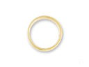 Golden Meridian gold wedding band with channel-set diamonds
