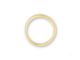 Golden Meridian gold wedding band with channel-set diamonds