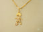 Gold soccer player pendant with diamond accents in 18k solid gold, part of art gold jewelry collection