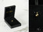 Golden bell charm in black gift box for Golden Sphere Pendant, crafted in 18k solid gold