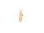 Shiny gold high heel shoe charm from Golden Steps Shoes Pendant, an art gold jewelry piece