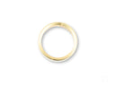 Golden Whisper thin polished gold wedding band in classic fit