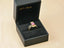 Harmony Stone Ring in 18K Yellow Gold featuring pink and green Tourmaline with diamond accents