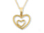 Radiant Heart Diamond Pendant in 14K Yellow Gold from 4H’s Collection