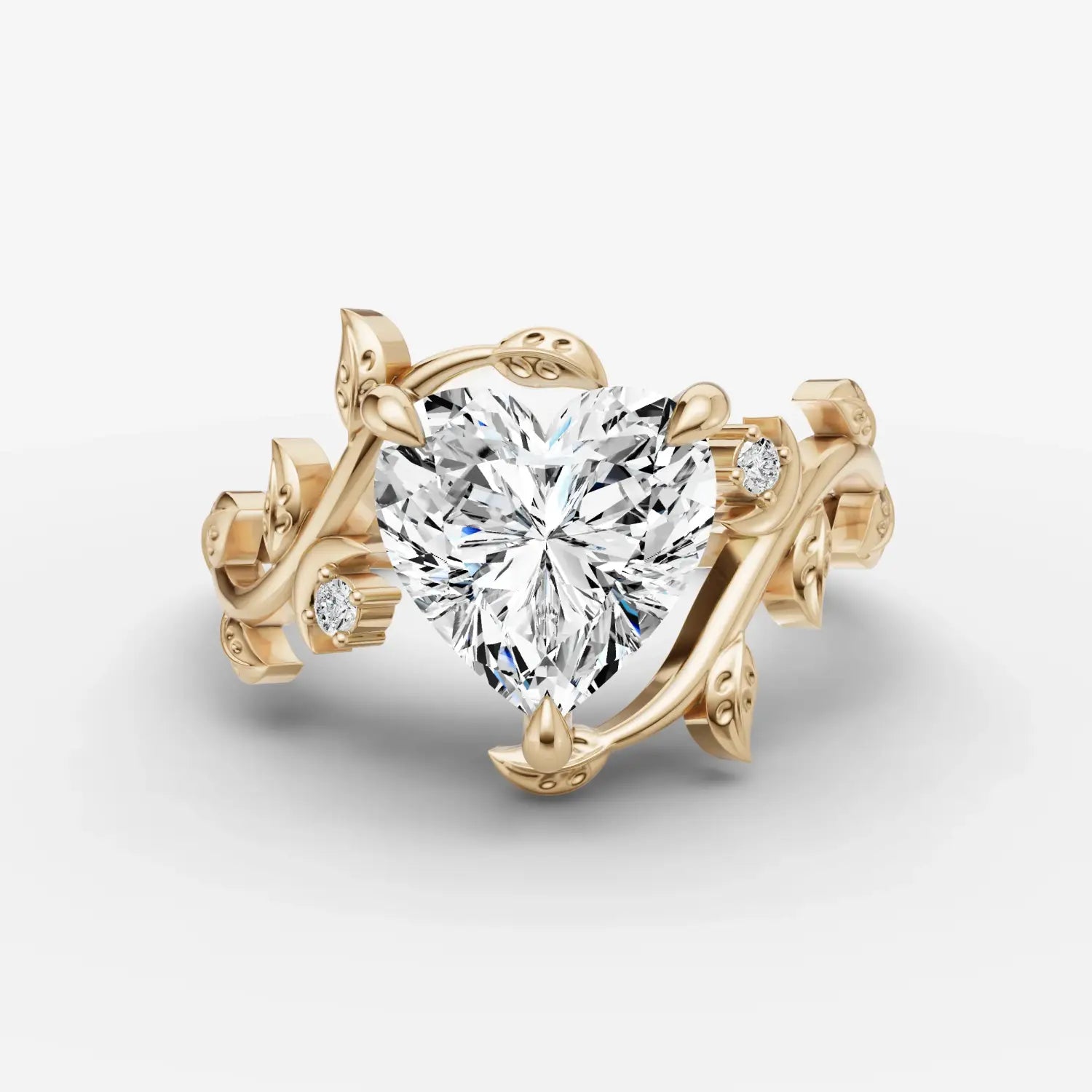 A delicate 18k gold wedding band with a single diamond, showcasing fine gold jewelry in Everett Massachusetts.