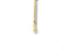 Gold-colored curb chain with lobster clasp on Kids Personalized ID Bracelet with Heart Motifs