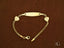 Gold identification bracelet with pavé-set heart charms and spring ring lock, perfect as personalized ID jewelry