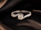 Twist of Light — Bypass Diamond Ring, lifestyle, ArtGold Jewelry