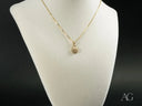 Locker Heart Pendant: pavé-set gold heart lock necklace