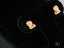 Adorable lucky cat 18k gold earrings with colorful enamel in Hello Kitty shape