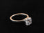 Lumina Promise Solitaire silver engagement ring with classic four‑prong round-cut diamond