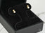 Lustrous Harmony Earrings with 18K Gold Pearl Drop Earrings in a black velvet box