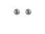 Art gold jewelry featuring 18k white gold textured matte gold ball earrings