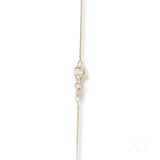 Luxurious 14k gold box chain with gold-tone lobster claw clasp