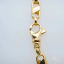 Luxury 18k gold chain with Boston exclusivity lobster claw clasp