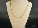 Majestic Strength Anchor 18K Yellow Gold Chain Necklace on Bust