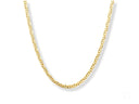 Majestic Strength 18K yellow gold anchor chain necklace