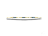 Men’s 18k gold bracelet with Greek key pattern and white gold details
