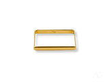Modern square shape solid 18k yellow gold rectangular bracelet