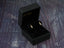 Art gold jewelry music note earrings in black velvet box, certified 18k solid gold