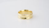Golden Cascade Wedding Band