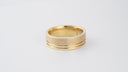 Golden Meridian Wedding Band with Diamond Accent