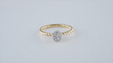 Twist of Brilliance Engagement Ring