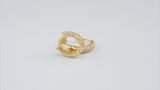 Dazzling 18k yellow gold mini hoops for everyday elegance