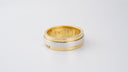 Celestial Grace Two-Tone Gold Wedding Band