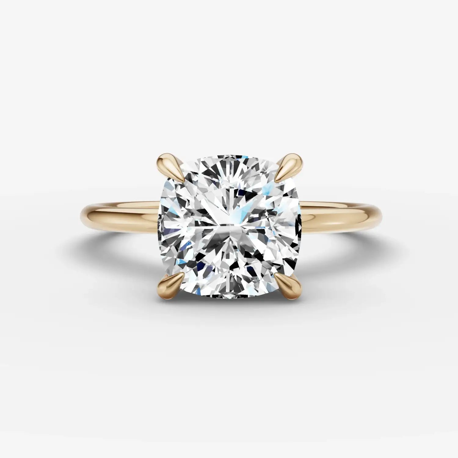 vibrant geometrically faceted fiery orange and yellow gemstones illustrating natural diamonds and lab grown jewelry.