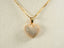 Radiant Heart Pendant in 18k solid gold with a heart-shaped diamond, part of Art Gold Jewelry