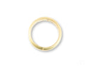 Radiant Horizon gold wedding band with pavé diamonds, classic fit