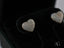 Radiant Love luminous 18k gold art gold jewelry featuring heart-shaped diamond stud earrings