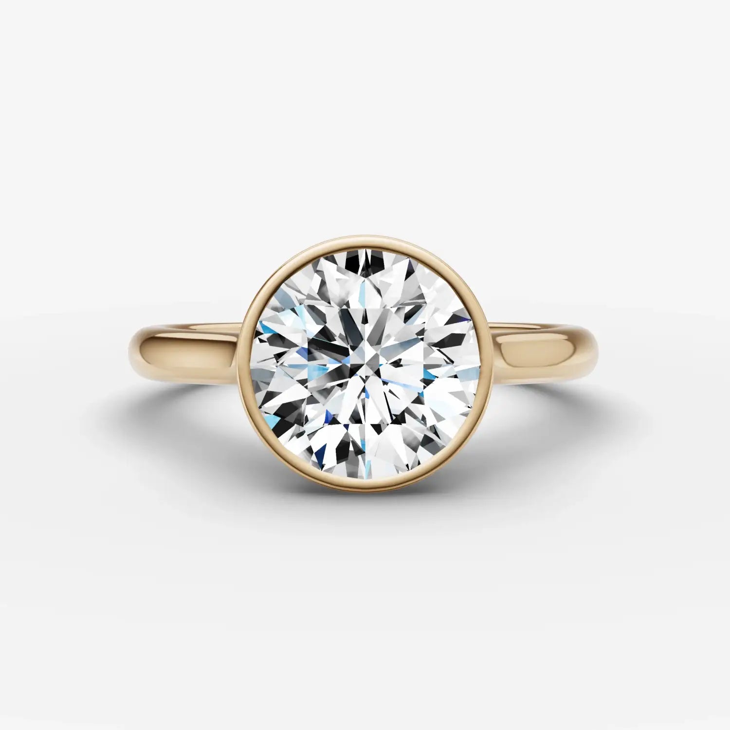 A delicate gold wedding band with a single diamond showcasing fine jewelry in Everett Massachusetts.