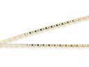 Refined Prestige 18K Gold Piastrine Chain with Delicate Oval Links
