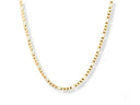 Shiny 18K yellow gold Figaro chain necklace from Regal Prestige