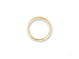 Regal Ridge wedding band in art gold jewelry with channel-set diamonds