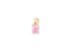 Rosé Radiance Pink CZ Pendant featuring art gold jewelry and pink cubic zirconia