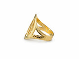 Gold Letter Signet Ring in 14K or 18K Solid Gold