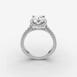 Aurore Etoile marquise diamond setting in gold, view 15