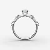 Dainty Pave - Oval