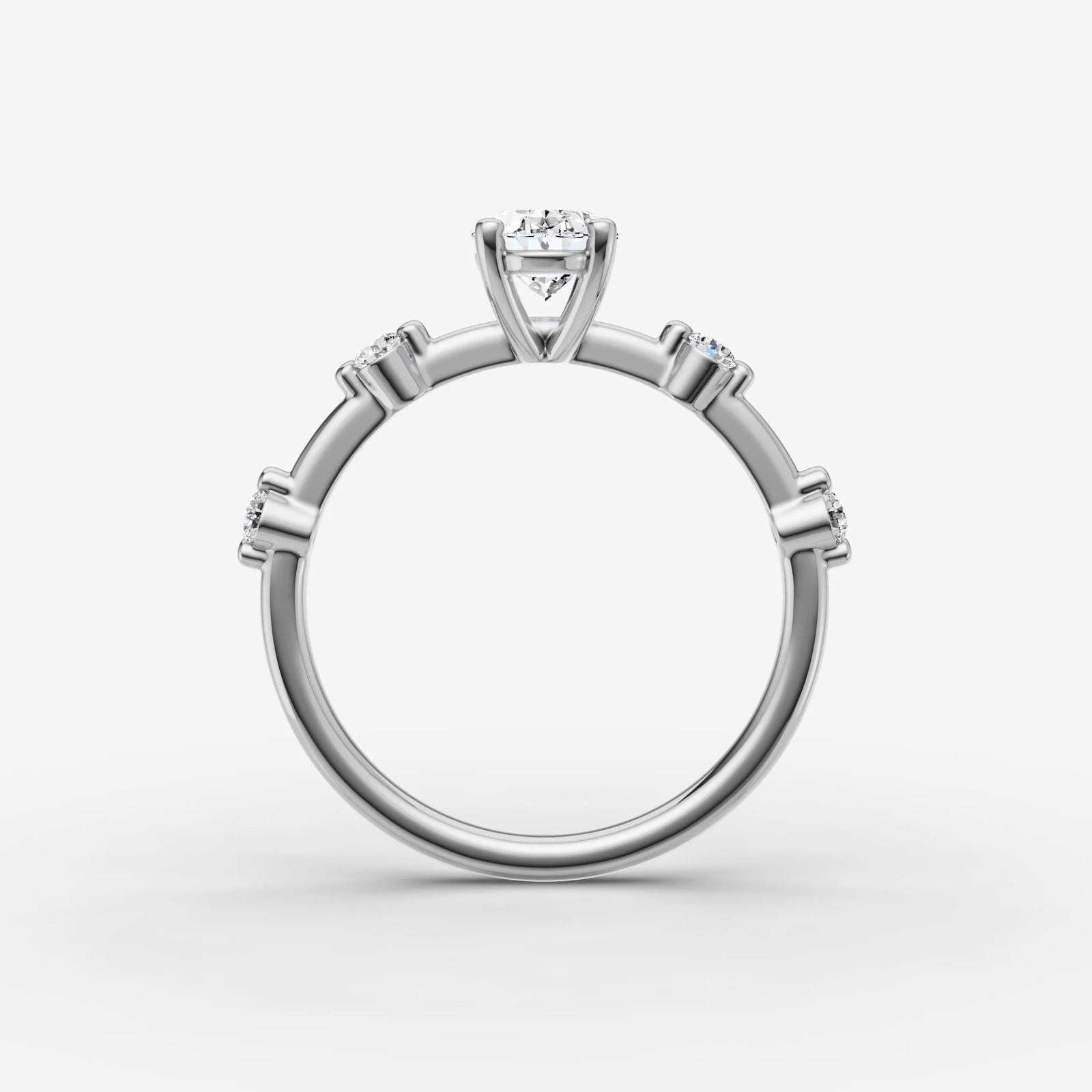 Dainty Pave - Oval