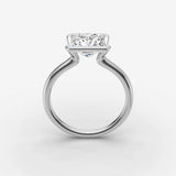 Demi princess diamond setting in gold, view 15