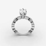 Heritage marquise diamond setting in gold, view 15