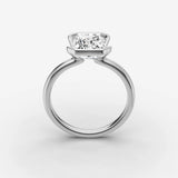 Demi emerald diamond setting in gold, view 15