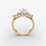 Three stone - Marquise